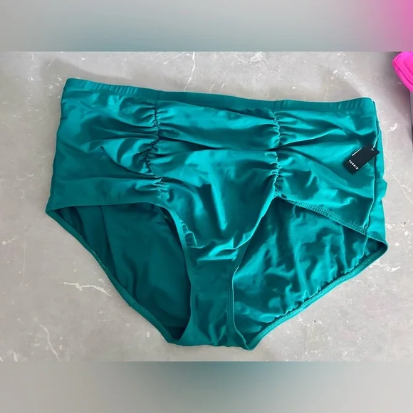 Torrid High-Rise Ruched Bikini Bottom - Picture 4 of 6